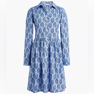 J. Crew Blue Floral Kids Dress